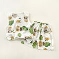 thumbnail image 4 of Odeerbi 1-11 Years Toddler Boys Girls Summer Cotton Pajamas Tank Tops Shorts Set Soft Loungewear Cute Print Sleepwear Casual Two-piece Pajama Sets Toddler Boys Girls Clothes, 4 of 4