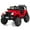 Red, variant on Costway 12V Kids Ride On Truck Car w/ Remote Control MP3 Music LED Lights White