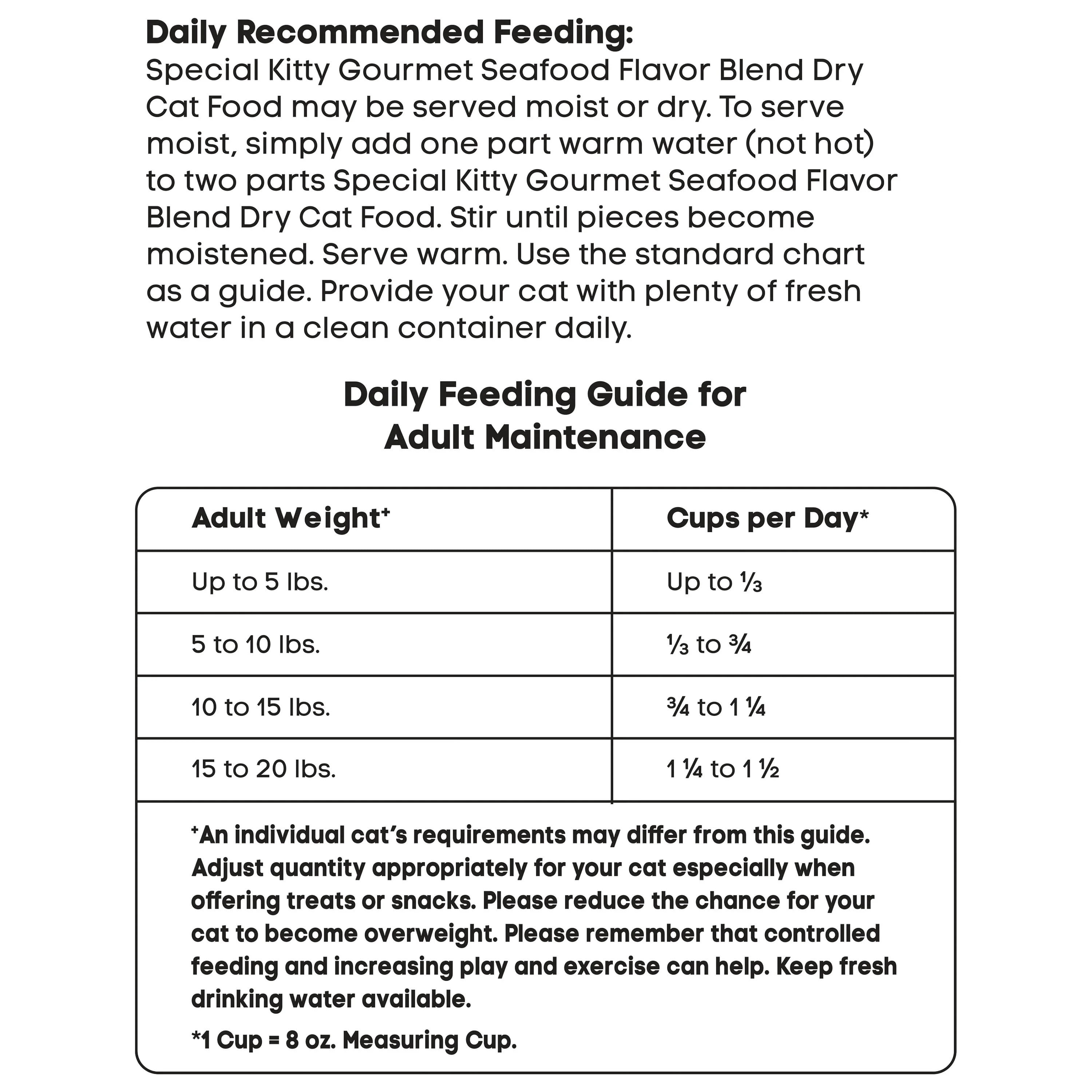 Special Kitty Gourmet Formula Dry Cat Food, 3.15 lb