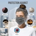 thumbnail image 3 of SereneLife 50 Pack Disposable Face Masks, 3-Ply Breathable Non-Woven Fabric with Comfortable Earloops, Lightweight Daily Use Protective Masks for Adults (Black), 3 of 5
