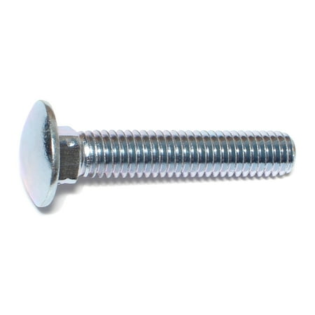 

3/8 -16 x 2 Zinc Plated Grade 2 / A307 Steel Coarse Thread Carriage Bolts