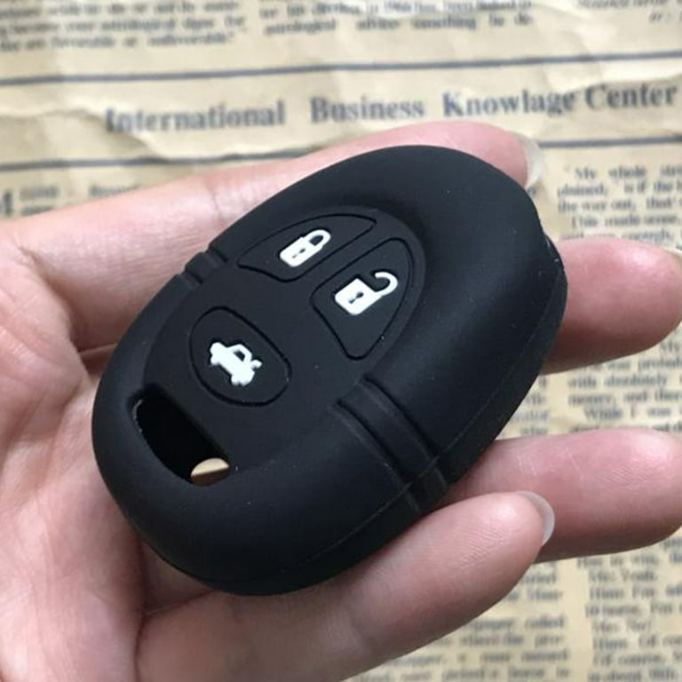 Goodhd Silicone Key Case Cover For Saab 9-3 9-5 Fob Remote Holder