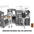 thumbnail image 2 of Replacement Parts for Fresh 'n Fun Food Truck Barbie Doll Playset - GMW07 ~ Replacement Cash Register, Sign, Trays and Fries, 2 of 5