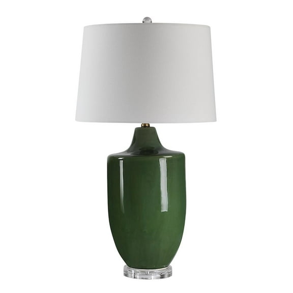 Everren Pesca 30.75" Height Table Lamp, Green