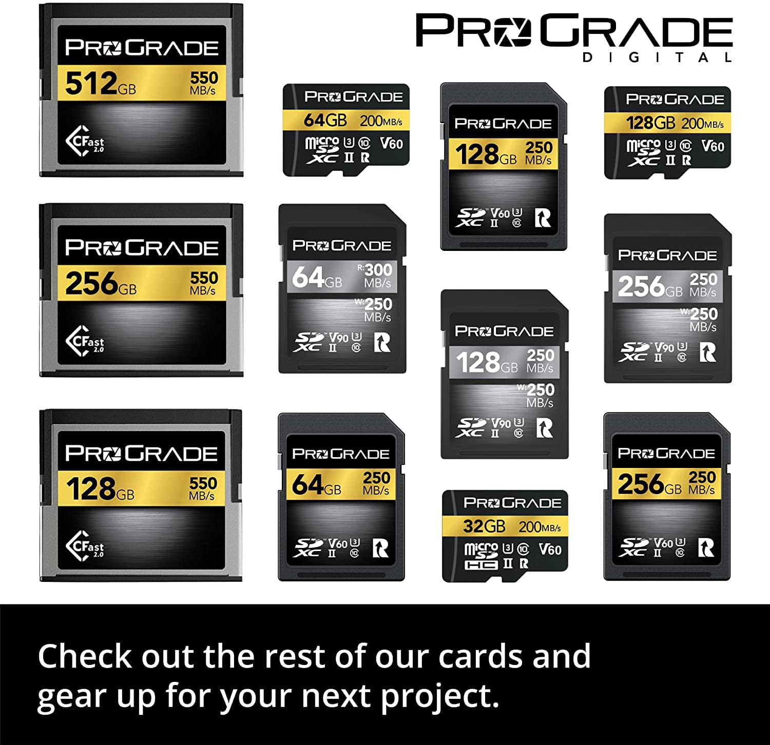 ProGrade Digital GB UHS II V SDXC Memory Card   Walmart.com