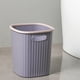 thumbnail image 5 of Cubo de basura, Cubo de basura Cubo de basura para baño Cubo de basura no apto para basura Cubo de basura de 17L Gran capacidad Cubo de basura para sala de estar Cubo de basura cuadrado Cubo de basura, 5 of 8