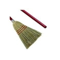 thumbnail image 3 of Boardwalk Corn/Fiber Brooms, Corn/Synthetic Fiber Bristles, 36" Overall Length, Gray/Natural, 12/Carton, 3 of 8
