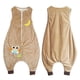 thumbnail image 2 of Saco de dormir para bebé con pies, saco de dormir sin mangas para niña y niño con piernas, manta cálida usable, 2 of 8