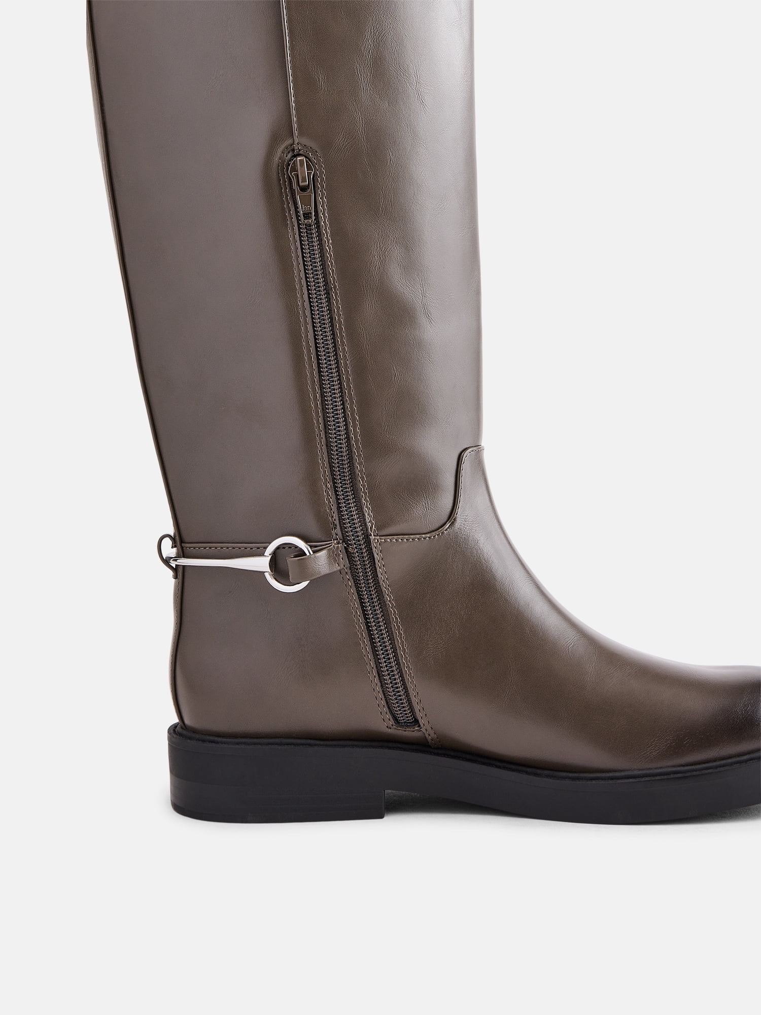 Scenario Women's Tall Faux Leather Riding Boots