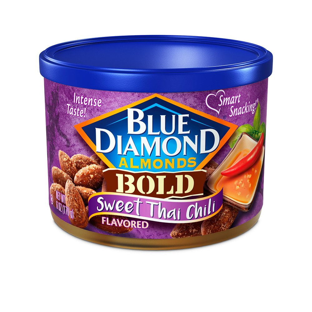 Blue Diamond Almonds, Bold Sweet Thai Chili, 6 Ounce