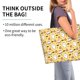 thumbnail image 2 of Fotbe Rabbit Hunger Bolsa Tote Estética de Lona con Estampado para Mujer - Bolsa Reutilizable de Hombro Casual para Vacaciones, Compras, Trabajo y Gimnasio, 2 of 8