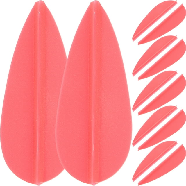 20 Pcs Flèches en Plastique Réutilisables Flèches Portables Pièces de Tir à l'Arc Flèches