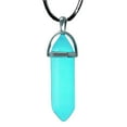 thumbnail image 2 of Travelwant Luminous Fluorescent Hexagonal Moonstone Necklace Crystal Pendant Necklace Stone Gem Glowing, 2 of 9