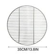 thumbnail image 2 of HongHeng Stainless Steel Barbecue Round BBQ Grill Net/Mesh/Rack/Grate/Steam Mesh Cooking Grate 13 Inch, 2 of 3