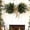 B, variant on Artificial Olive Wreath for Front Door, Lifelike Faux Olive Leaf Wreath with Olive Fruits, All Season Farmhouse Greenery Door Hanging Wreath for Entryway Wall Window Wedding Home Decor