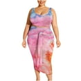 thumbnail image 1 of Leutsin Costume Femme Été Imprimé Serré Fesses Décontracté Grande Taille, 1 of 6