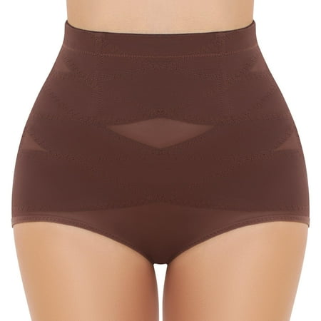 Double Tummy Control Shapewear Panties for Women High Waisted Waist Trainer Body Shaper Slimming Shapewear Underwear Girdle Panty