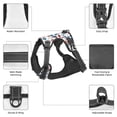 thumbnail image 6 of Haiem Fourth Of July Party Pattern No-Pull Dog Harness Reflective Front Clip Vest with Handle,Step-in Air Dog Harness,Adjustable 2 Metal Rings 4 Buckles-Large, 6 of 6