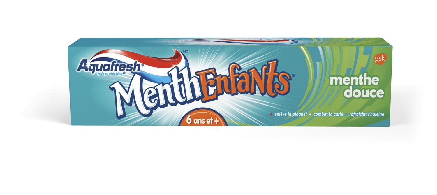 Aquafresh Menth Enfants 90 mL menthe douce
