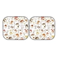 thumbnail image 7 of Balery 2 Piece Mushrooms And Butterflies Car Windshield Sun Shade|Foldable Front Windshield Shade for Car Front Window for Most Sedans SUV Truck-Small, 7 of 7