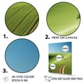thumbnail image 3 of Designart "Panoramic Meadow In Minimalism" Country Clubs Floater Framed Canvas Prints, 3 of 5