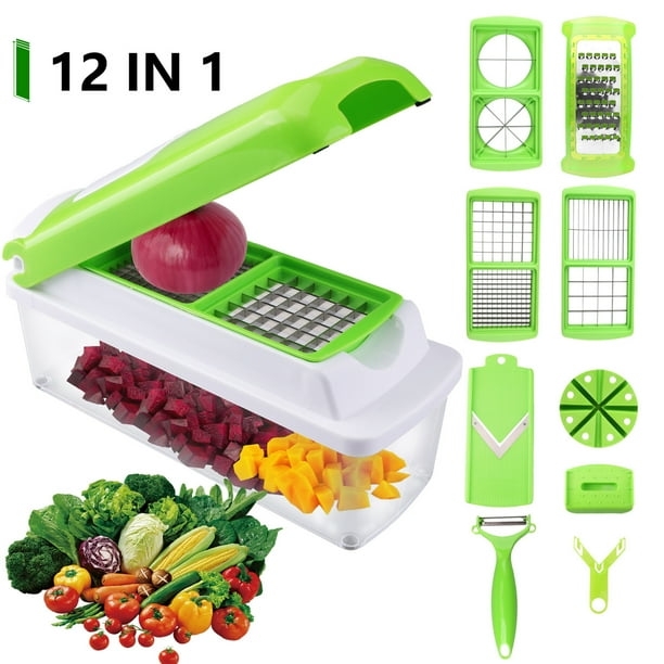 Venoro Vegetable Chopper 12in1 Manual Food Choppers Slicers Dicers
