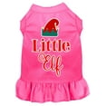 thumbnail image 4 of Christmas Pet Dog  Cat Dress Screen Printed, "Little Elf", 4 of 10
