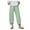 Mint Green, variant on Pants For Women Trendy Pocket Loose Waist Solid Elastic Plus Size Petite Trouser Women's Pants