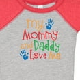 thumbnail image 4 of Inktastic Mommy and Daddy Love Me Boys or Girls Baby Bodysuit, 4 of 5