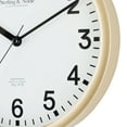 thumbnail image 5 of Mainstays Basic Indoor 8.78" Gold Analog Round Modern Wall Clock, 5 of 6