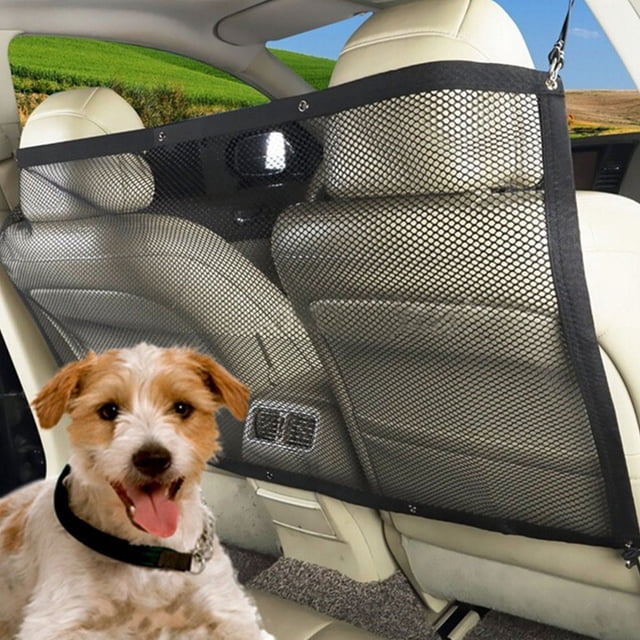 BESTYASH Car Dog Mesh Fence Negro Con Material Premium Para Aislamiento Y En Vehículo