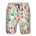 thumbnail image 3 of Logiee Spring floral Print Mens Swim Trunks Quick Dry Board Shorts,Breathable Hawaii Beach Shorts Swimwear Bathing Suits-Large, 3 of 6