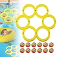 thumbnail image 2 of Swimming Pool Toys and G-a-mes,Floating Pool Throwing G-me Summer Swimming Pool/Beach T-oys Accessories with 12 Colorful Tossing Balls,12PCs, 2 of 9