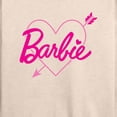 thumbnail image 3 of Barbie -  Arrow Heart Logo - Women's Lightweight French Terry Long Sleeve Shirt, 3 of 5