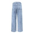 thumbnail image 4 of Women's Casual Pants Straight Leg Comfortable Everyday Basic Trousers For Spring Summer Fall Outfits With Tops And Sneakers, 4 of 5