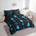 thumbnail image 3 of Feelyou Hippie Ghost Bedding Comforter Set 7pcs, Bohemian Damask Aztec King Bedding Sets, 3 of 8