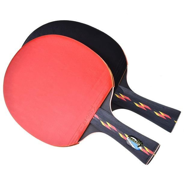 LYUMO 1 Pair Ping Pong Bat Table Tennis Racket Portable Bag Sports
