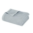 thumbnail image 4 of Cannon Heritage 100% Cotton Waffle Weave Grey Full/Queen Blanket, Solid Casual themed, Adult Bedding, OEKO-TEX Certified, 4 of 7