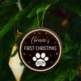 thumbnail image 3 of Dog Ornament, Dog's First Christmas Ornament 2025, Personalized Name Pet Ornament Gift, Dog Dad Dog Mom Xmas Ornament Keepsake, Pet Ceramic Ornament, Customized Puppy 1st Xmas Decor 3LP2F6, 3 of 6