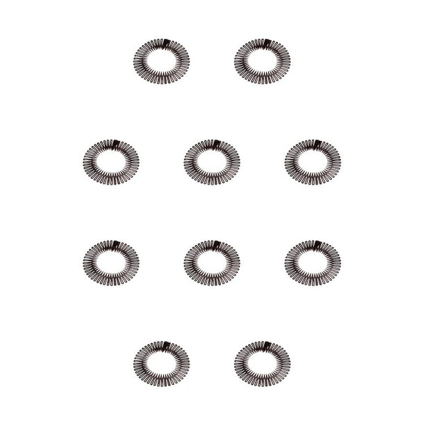 Qarigey U-Part Peluca Peine Clip Pelucas Accesorios Peines Herramientas de mano Accesorio Negro 10Conjunto