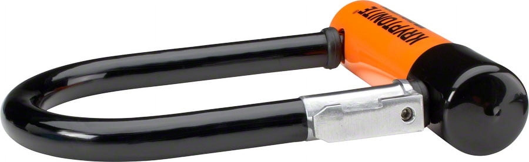 Kryptonite Evolution Series U-Lock- 3.25 x 5.5", Keyed, Black, Includes Bracket