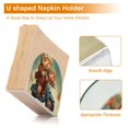 thumbnail image 4 of Bears Motorcycle Napkin Holder for Table Clear Napkin Stand Paper Holder Acrylic Organizer Dispenser Napkins for Dinner Kitchen Restaurant Room, 4 of 8