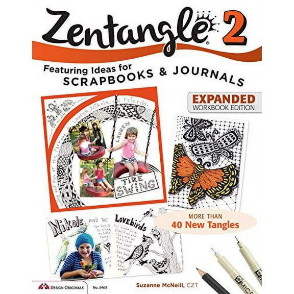 Pre-Owned Zentangle 2, Expanded Workbook Edition : Scrapbooks, Sketchbooks, Journals, AJCs, Cards, Words, Borders (Paperback) 9781574219104