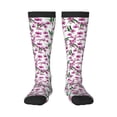 thumbnail image 2 of Lsque Orchids Flowers Printed Crew Socks Men's Women's LightWeight Thin Casual Calf Socks ,Knee High Socks,Cotton Socks, 2 of 9