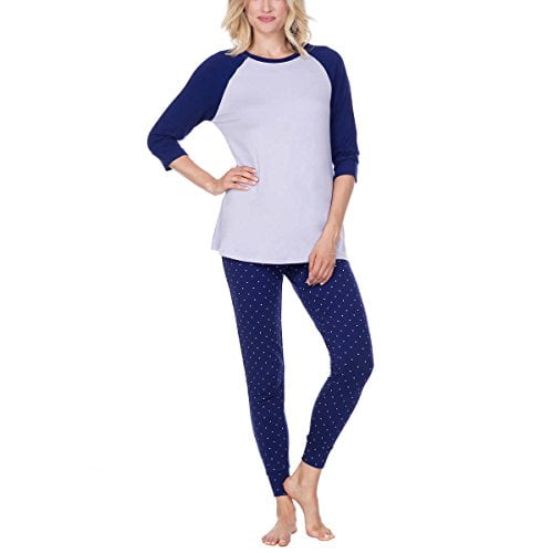 Honeydew Womens 2 Piece Pajama Set (Small, Purple)