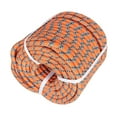 thumbnail image 5 of SEBLAFF 32 Strand 1/2 inch Arborist Rigging Rope, 150 FT Braided Polyester Rope, Heavy Duty Thick Rope, High Strength Bull Rope for Swing, Camping, Garding (Orange, Blue, Black), 5 of 6