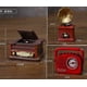 thumbnail image 1 of 1 Set Mini Phonograph Decor: Miniature Retro Phonograph Resin Ornament - Vintage Record Player and Radio Model for Home Decor Table Decorations and Do, 1 of 3