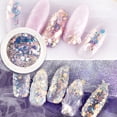 thumbnail image 5 of Yajisi 8 Pcs Nail Sequins, Shining Glitter Nail Art Decoration Kit for DIY Manicure, 7.09 x 3.94 x 0.79 in, 5 of 8
