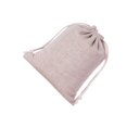 thumbnail image 2 of braveheart Cotton Linen Storage Bag Reusable Rectangular Solid Color Jewelry Underwear Cosmetic Household Drawstring Pouch Pocket 30x40cm 10x12cm, 2 of 6