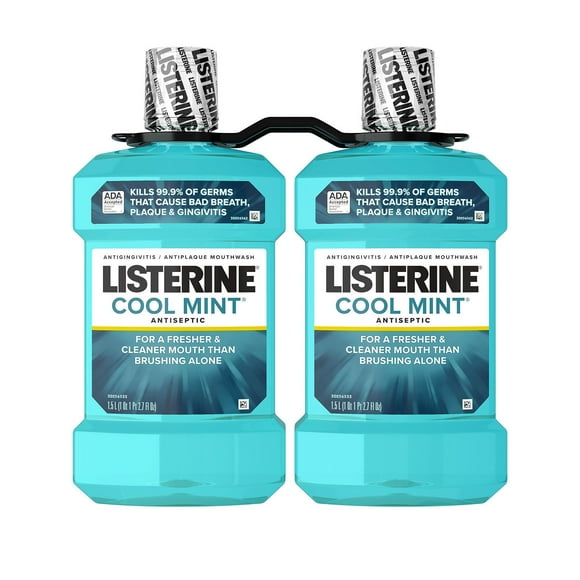 Listerine Cool Mint Antiseptic Mouthwash, 50.7 fl. oz., 2 pk.